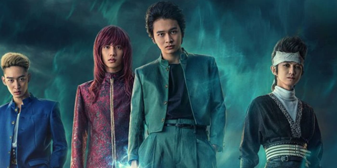 The cast of the Yu Yu Hakusho Netflix live-action remake.