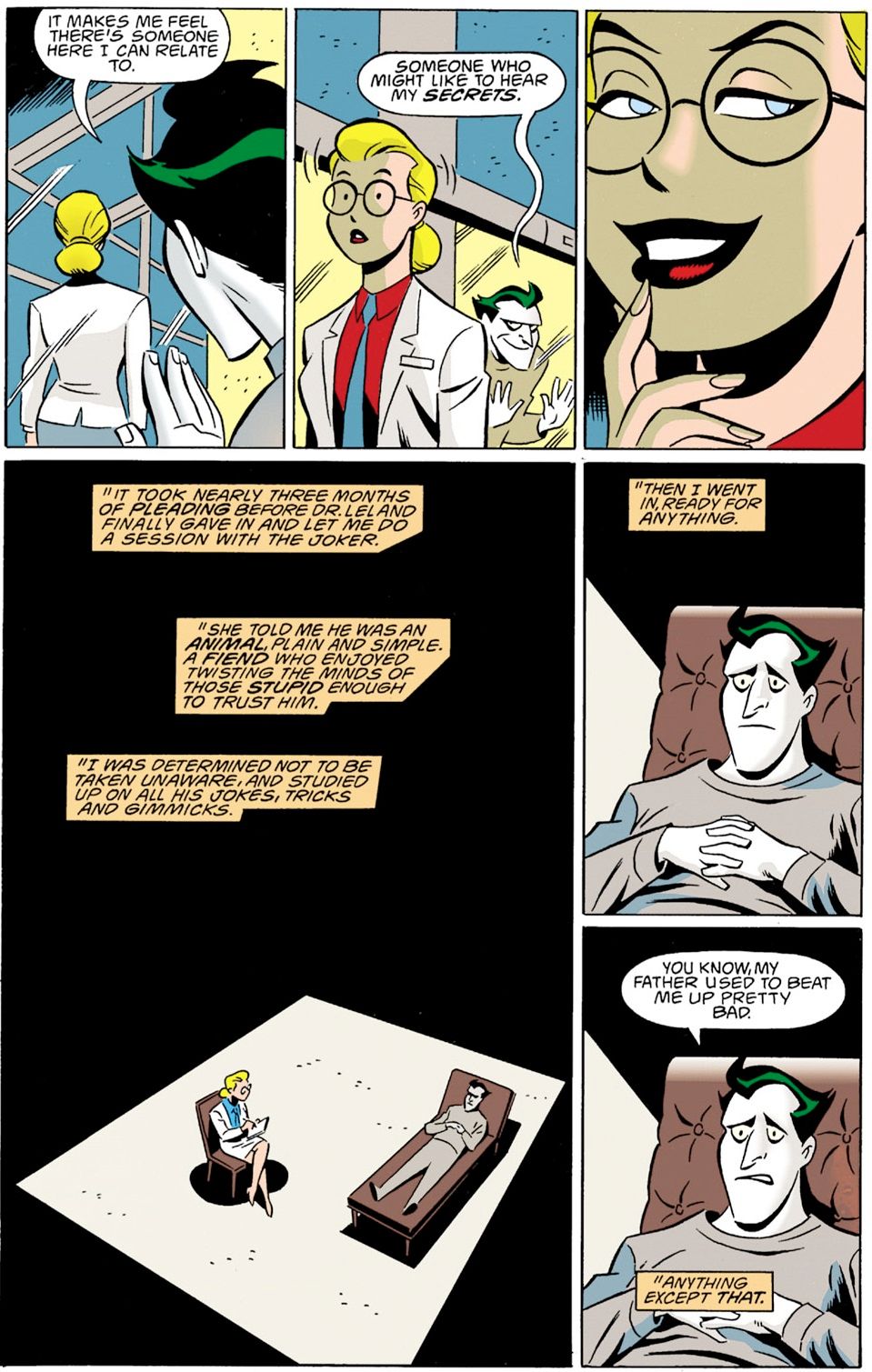 The Joker seduces Harley through therapy