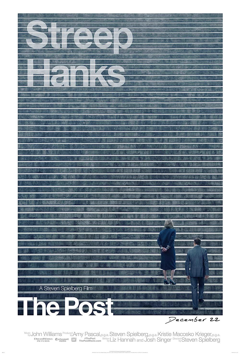 Meryl Streep and Tom Hanks on the Poster for The Post