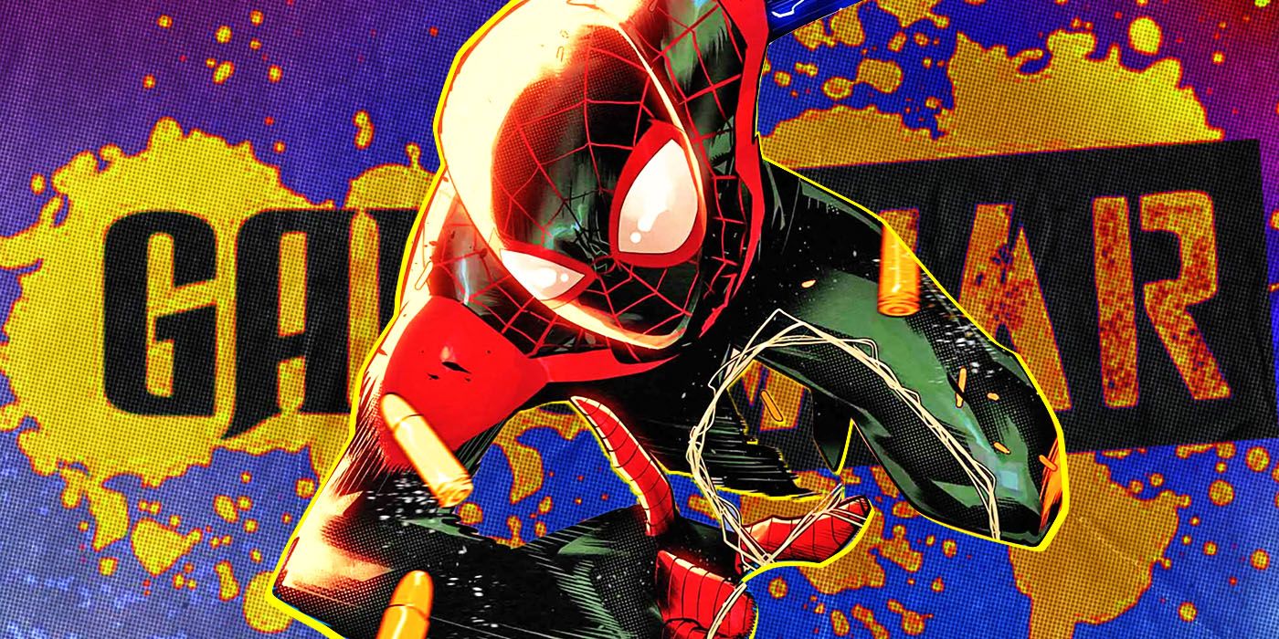 Miles Morales Homem-Aranha na guerra de gangues da Marvel