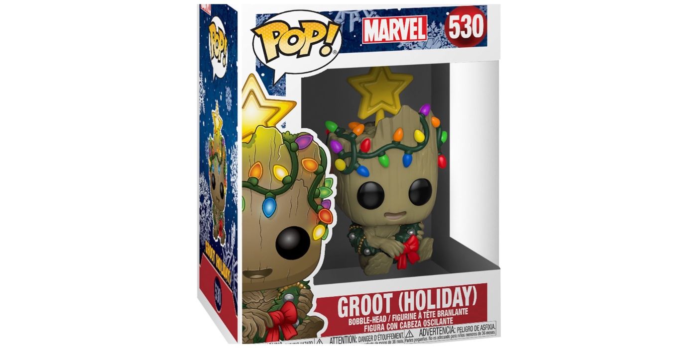 Funko Pop! Holiday Groot featuring Baby Groot