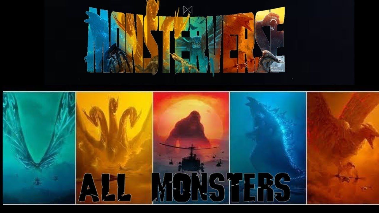 The poster for the Monsterverse depicts Mothra, King Ghidorah, King Kong, Godzilla and Rodan.