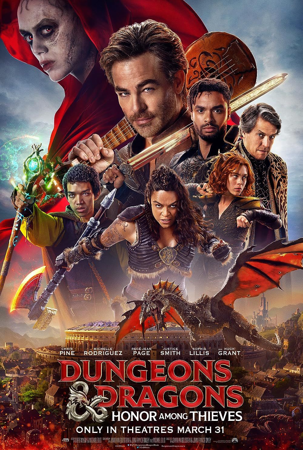 Poster of the film “Dungeons and Dragons: Honor Among Thieves”.