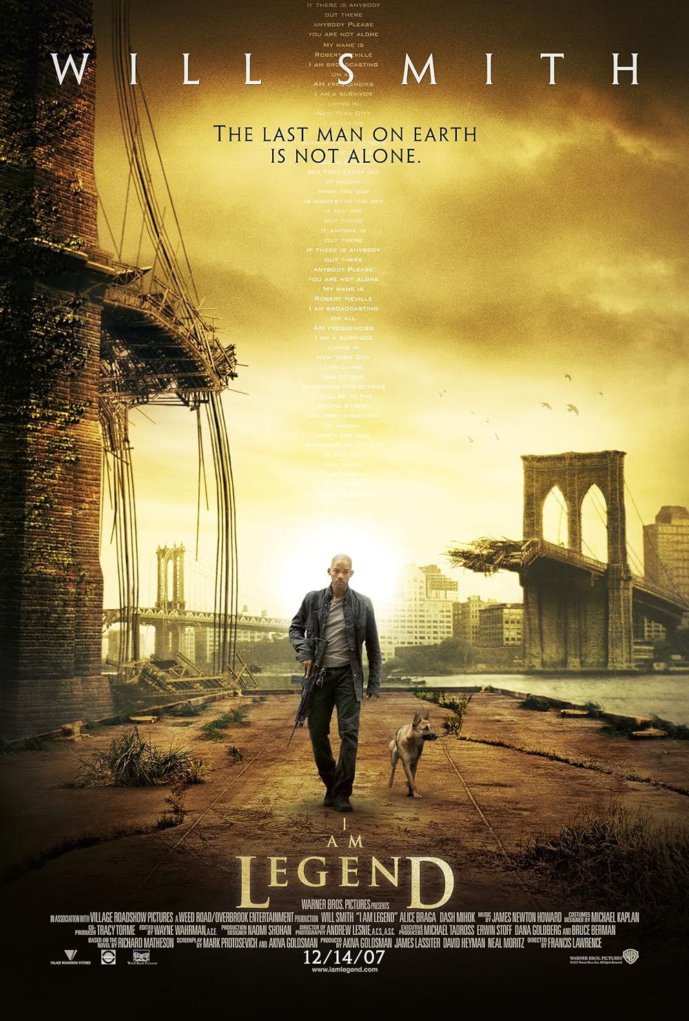 Poster of the film I am Legend