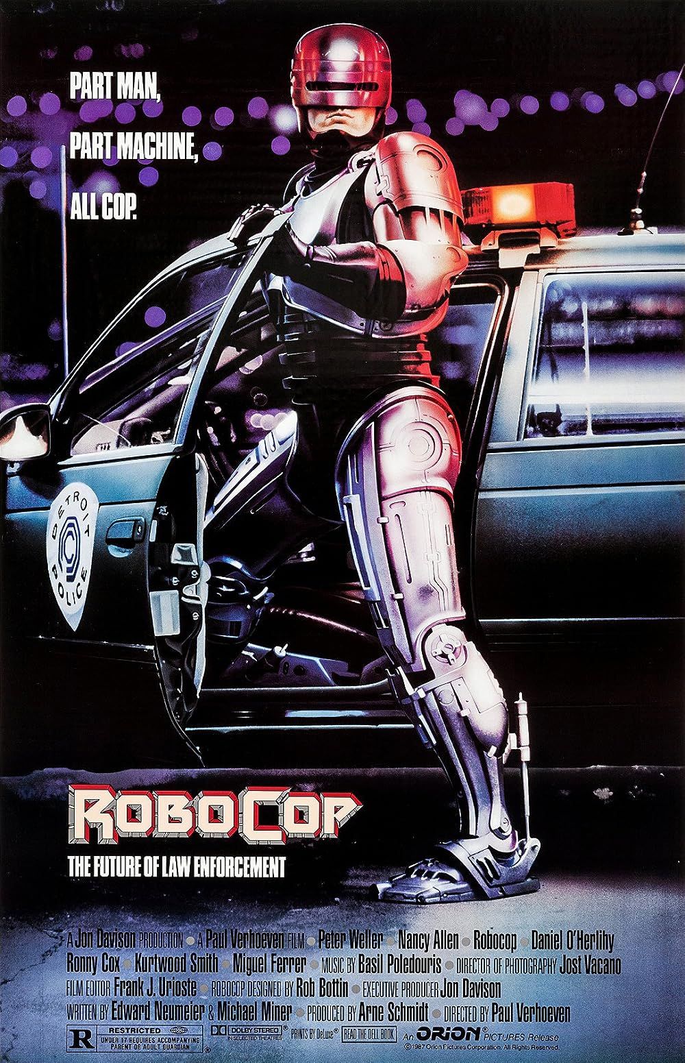 The RoboCop movie poster shows RoboCop.