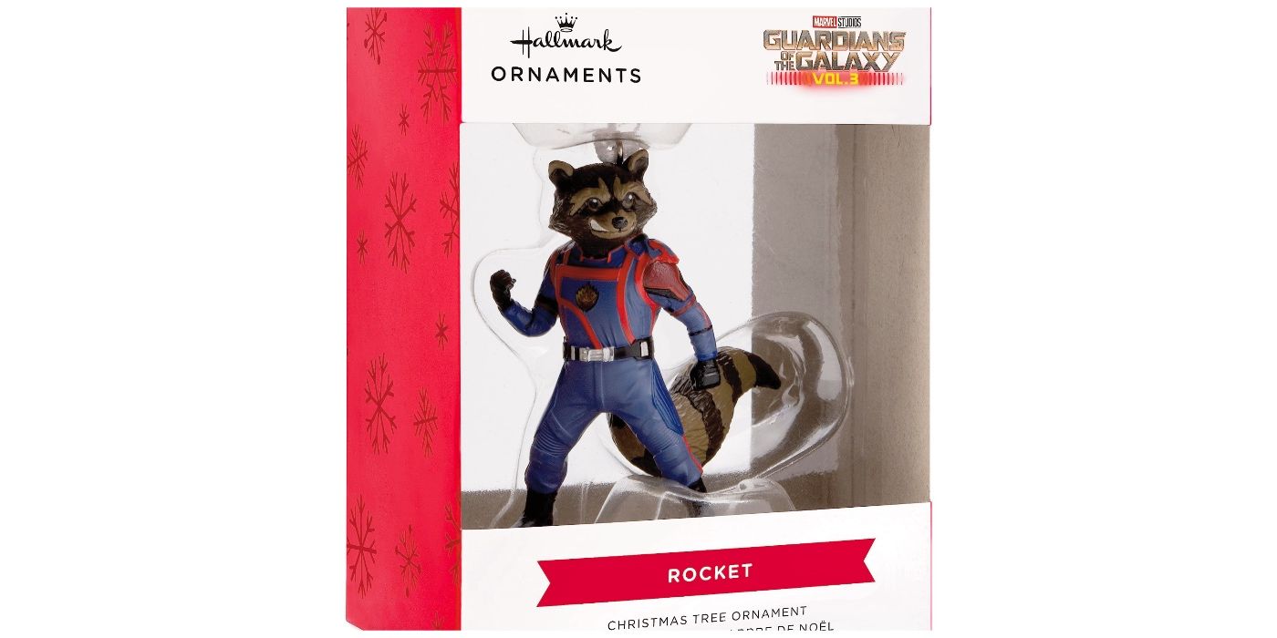 Rocket Raccoon from Guardians of the Galaxy Vol.3 Ornament from Hallmark