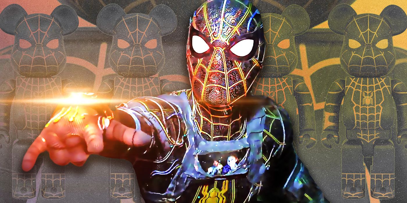 Medicom Unveils New Spider-Man: No Way Home Black and Gold Suit 