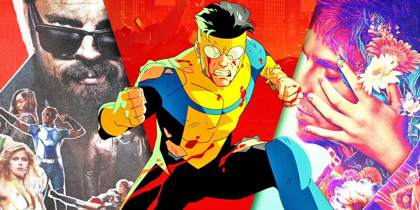 Split Images of Invincible, The Boys, and Legion