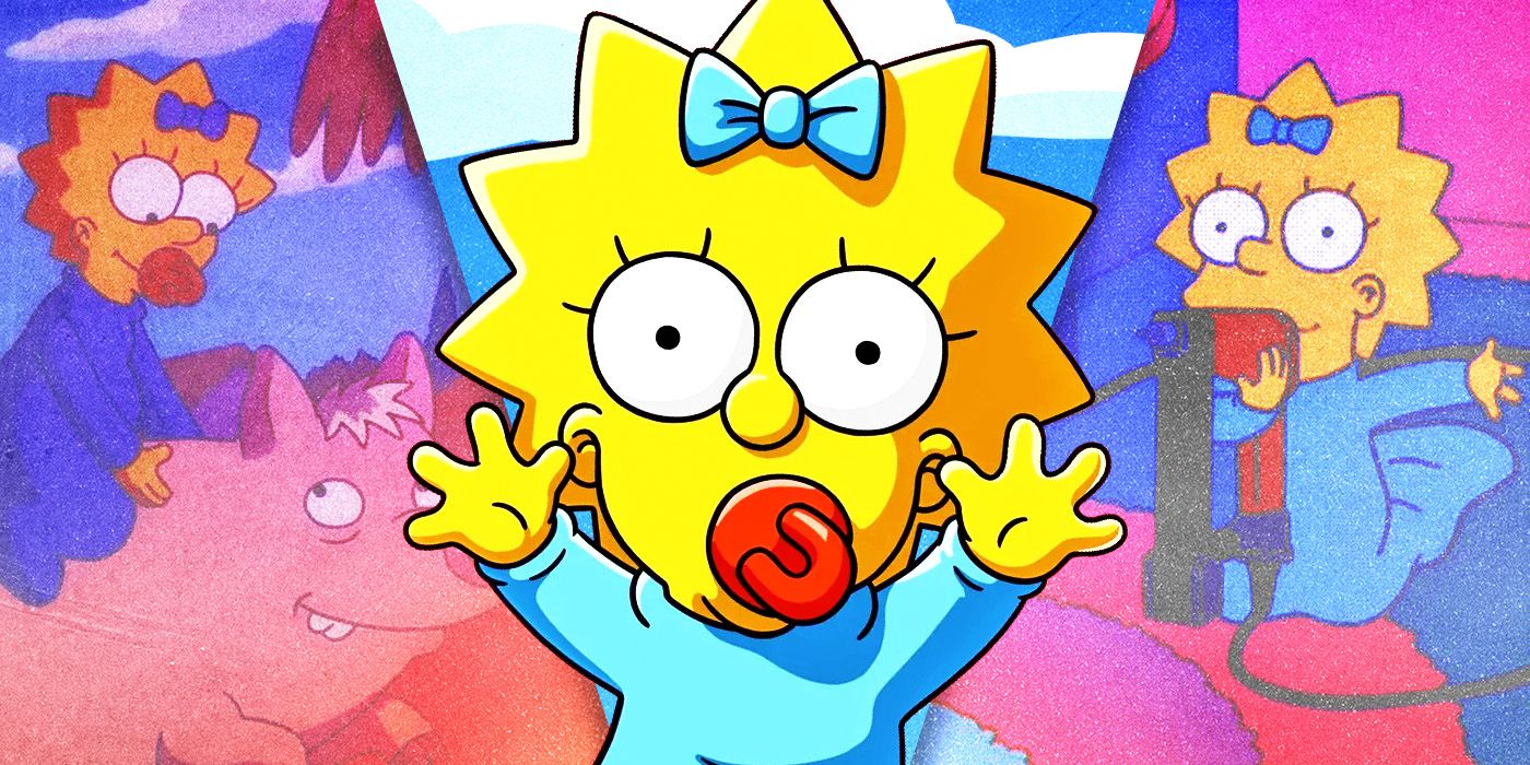 Maggie Simpson plays in The Simpsons.