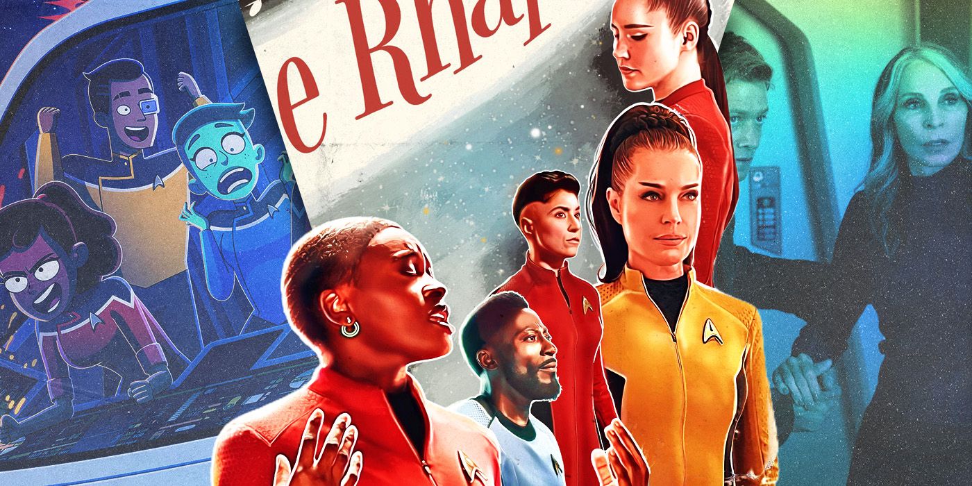 Split Images of Star Trek Franchise
