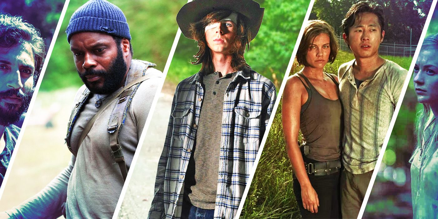 Split Images of The Walking Dead Characters-1