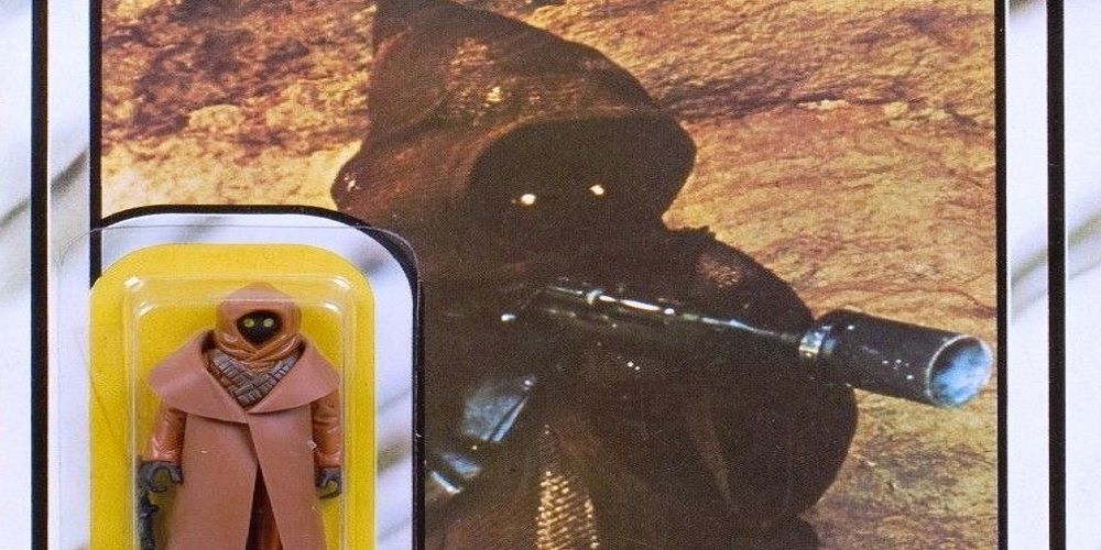 Jawa vinyl cape figure by Kenner for Star Wars