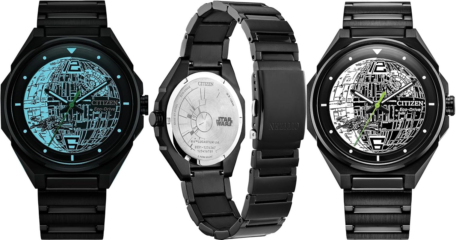Star Wars Watch with Death Star Face_