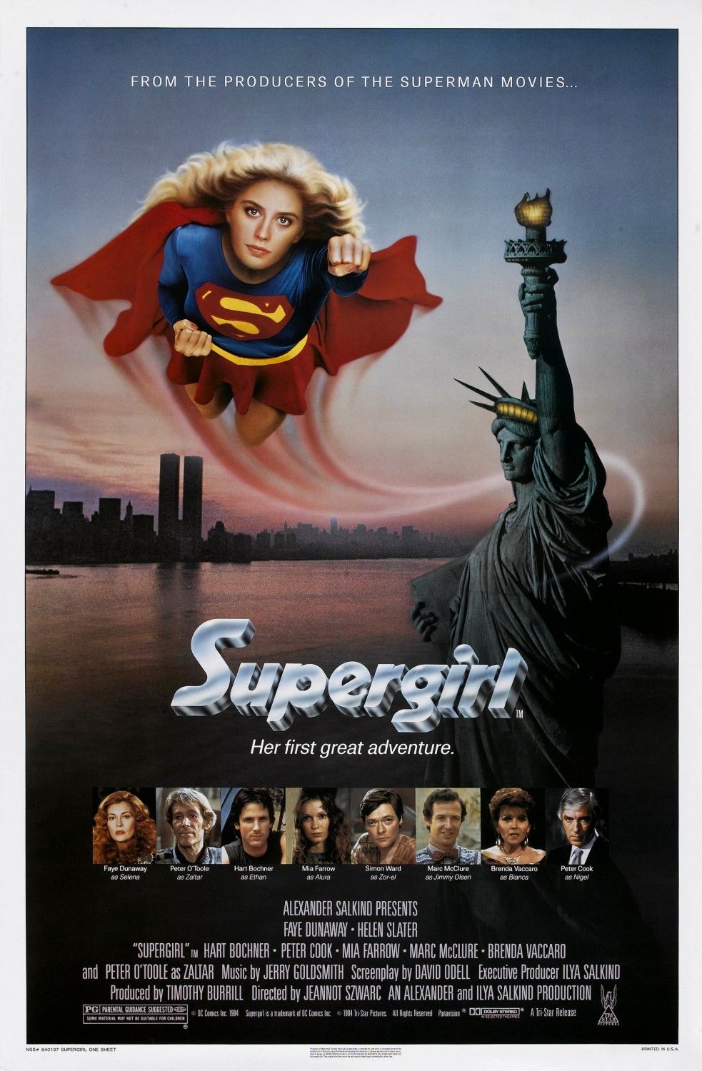 Supergirl 1984 Film Poster