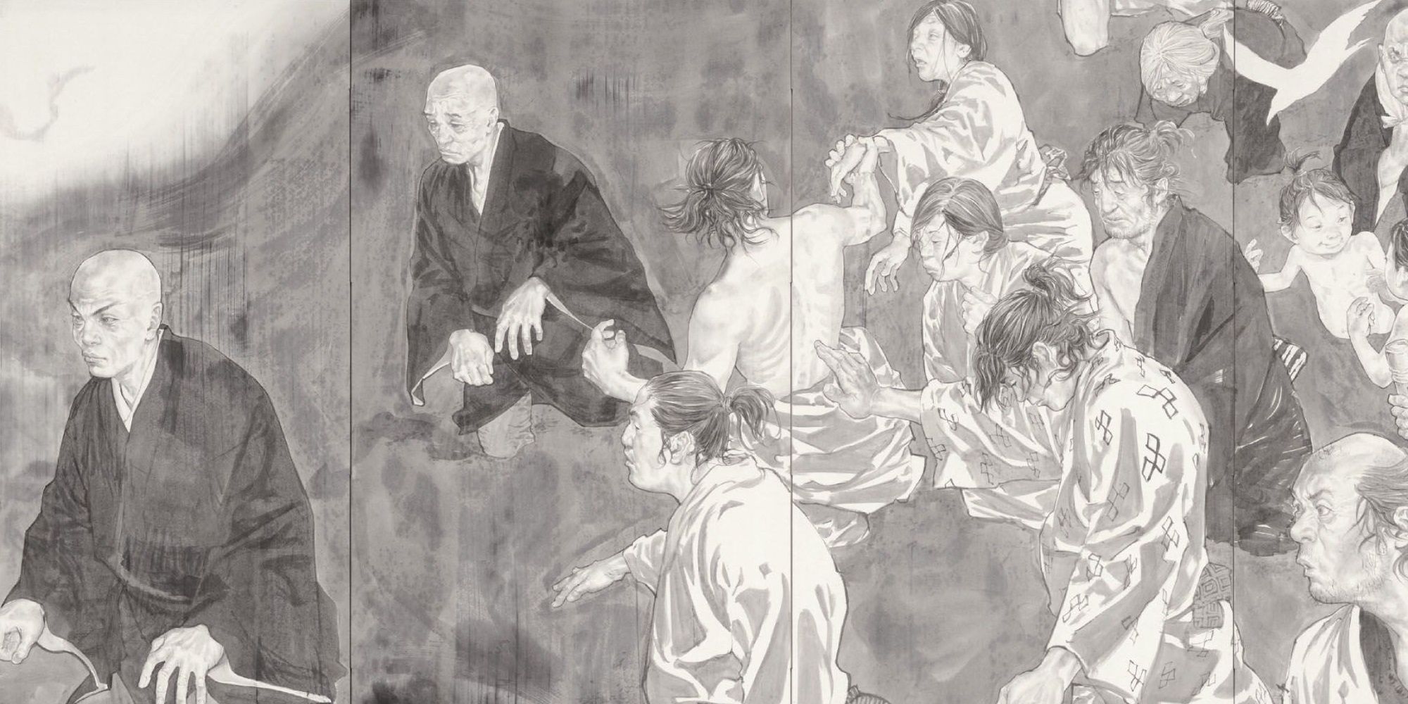 takehiko inoue illustration foir shinran