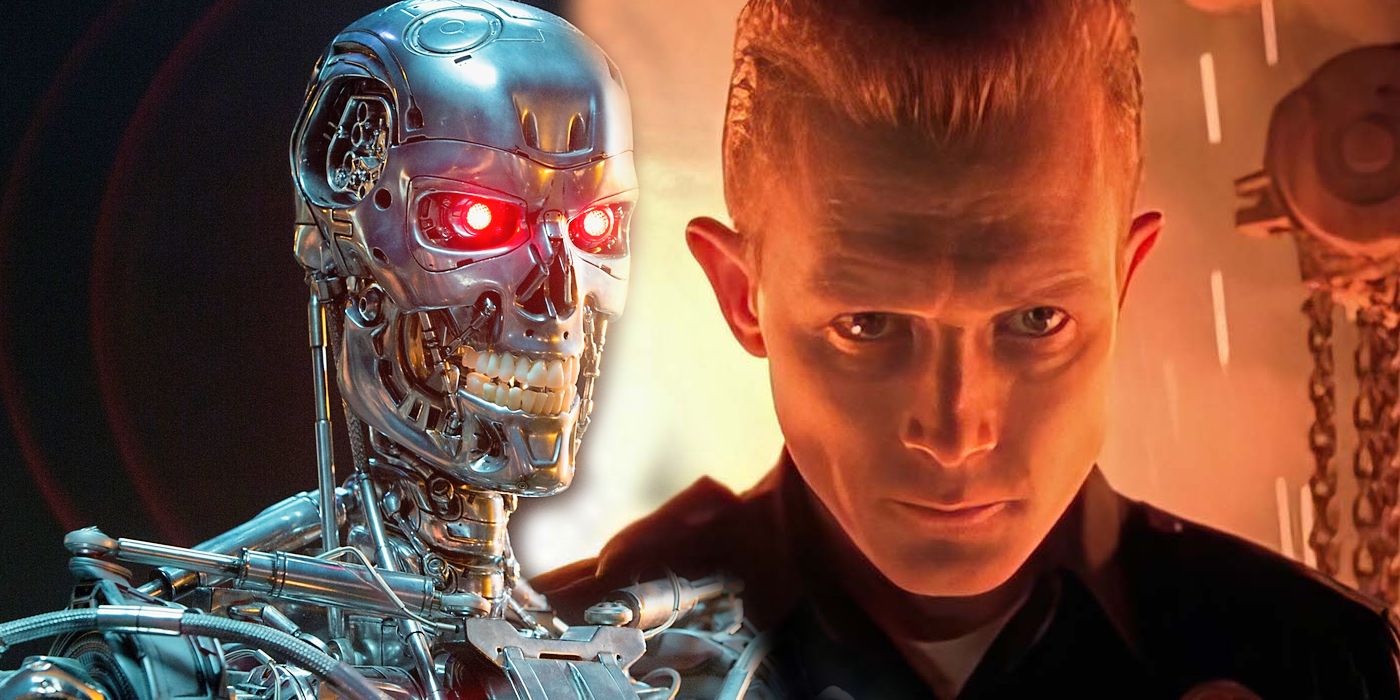 Split: A Terminator; Robert Patrick as T-1000 in Terminator 2: Judgement Day