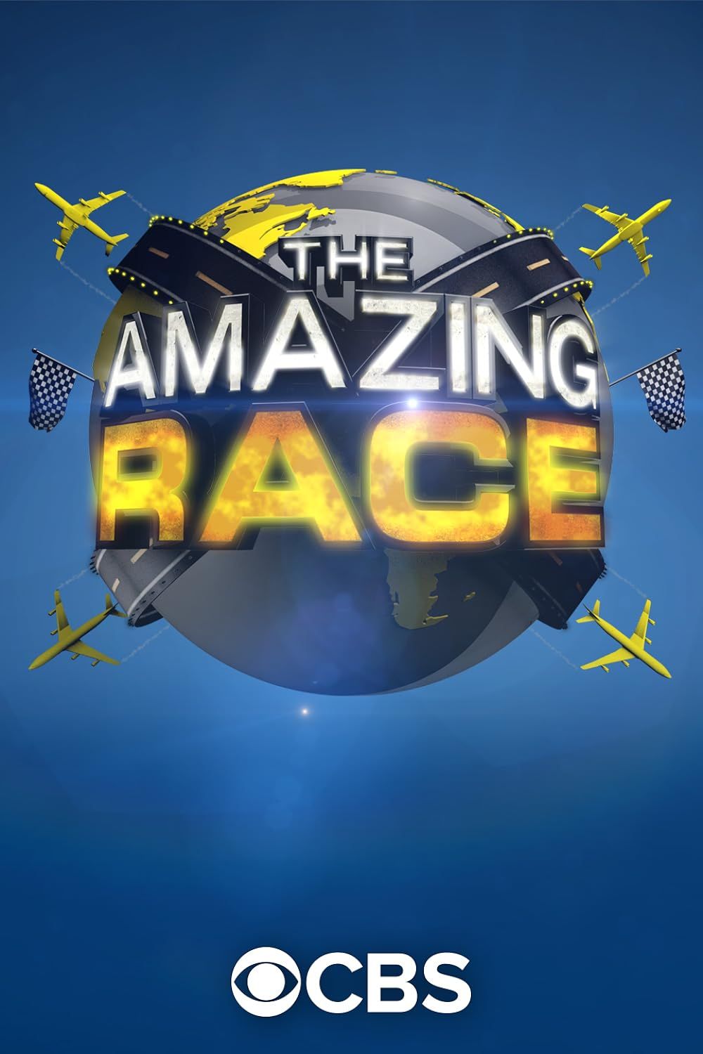 Roads and Planes circle a globe on the Amazing Race Promo