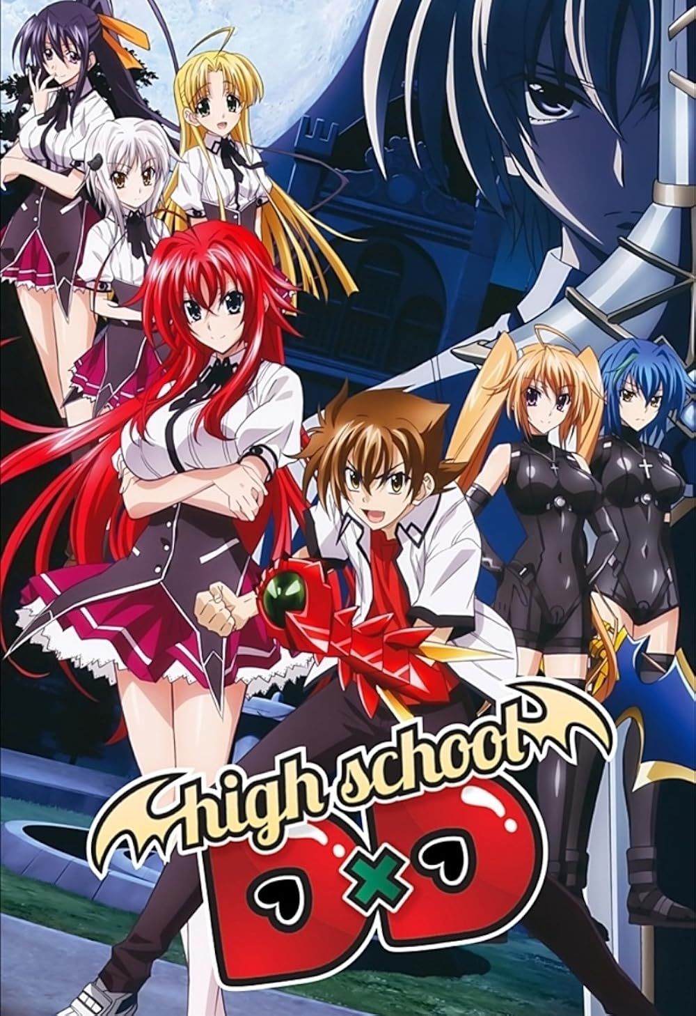 The Cast of High School DxD Looks toward the Viewer