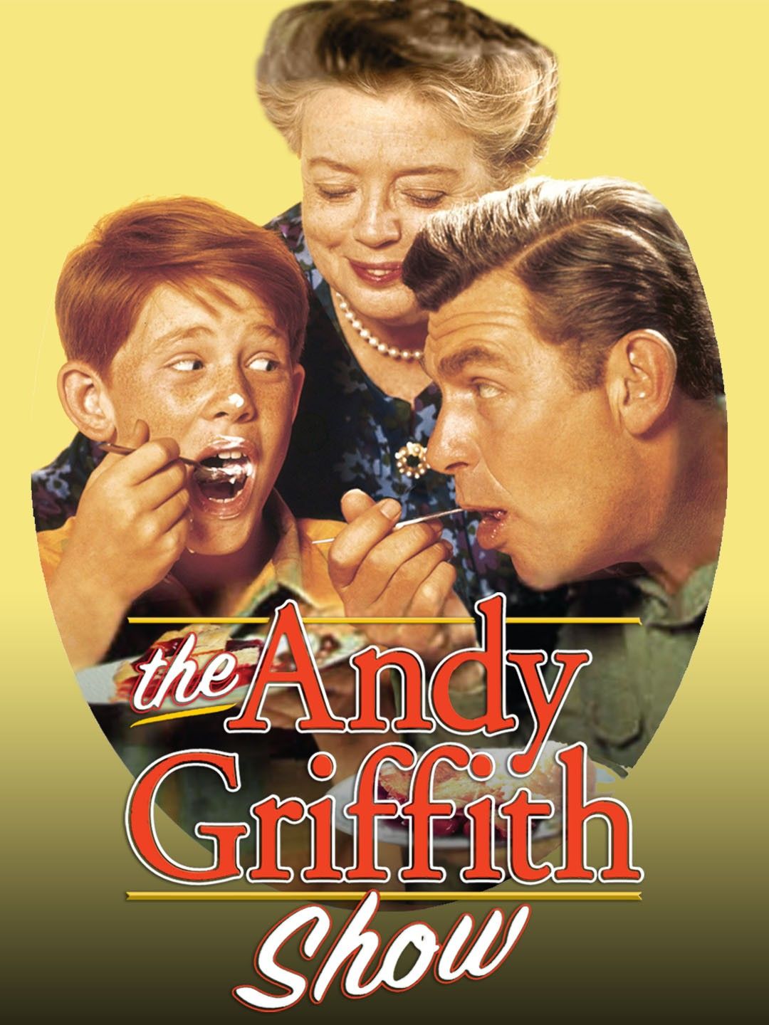 Opie and Andy eat Aunt Bee's dishes in the Andy Griffith Show promo