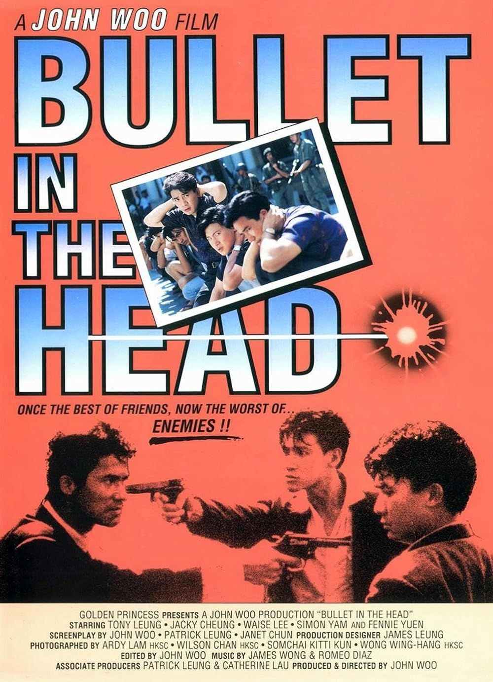 The Cast on the Bullet in the Head Poster