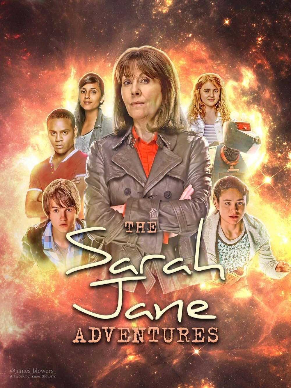 The Cast on the Sarah Jane Adventures Promo