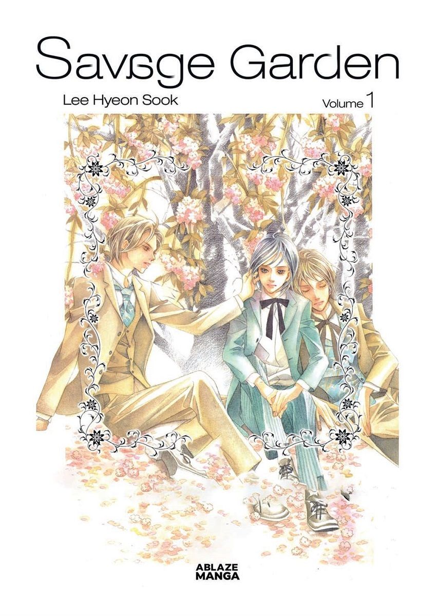The Cast on the Savage Garden Manhwa Cover