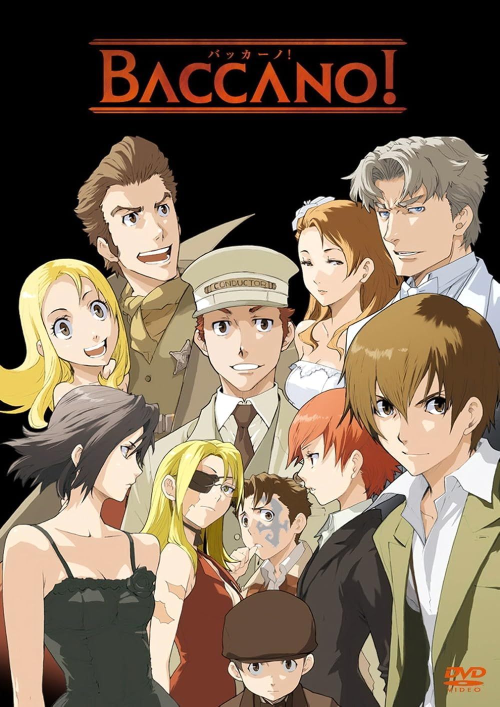 The Cast Stand Together on the Baccano! Poster