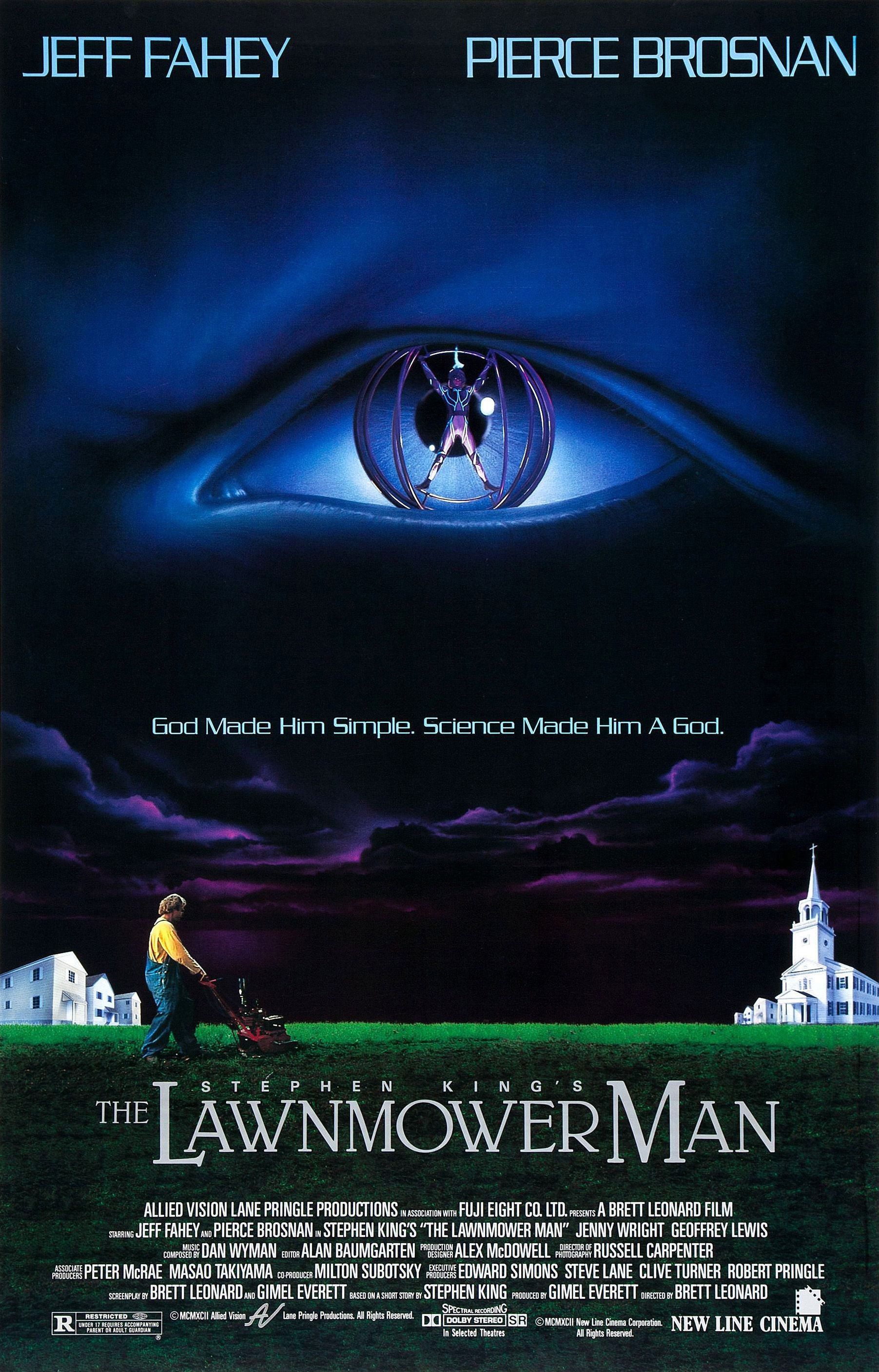 The Lawnmower Man Film Poster