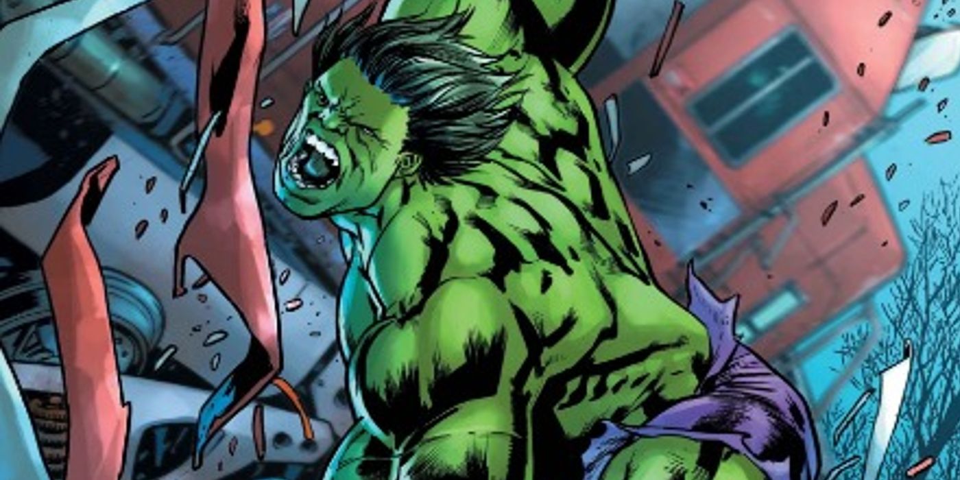 The Hulk tears through a semi-truck in Giant-Sized Hulk #1 by Marvel Comics