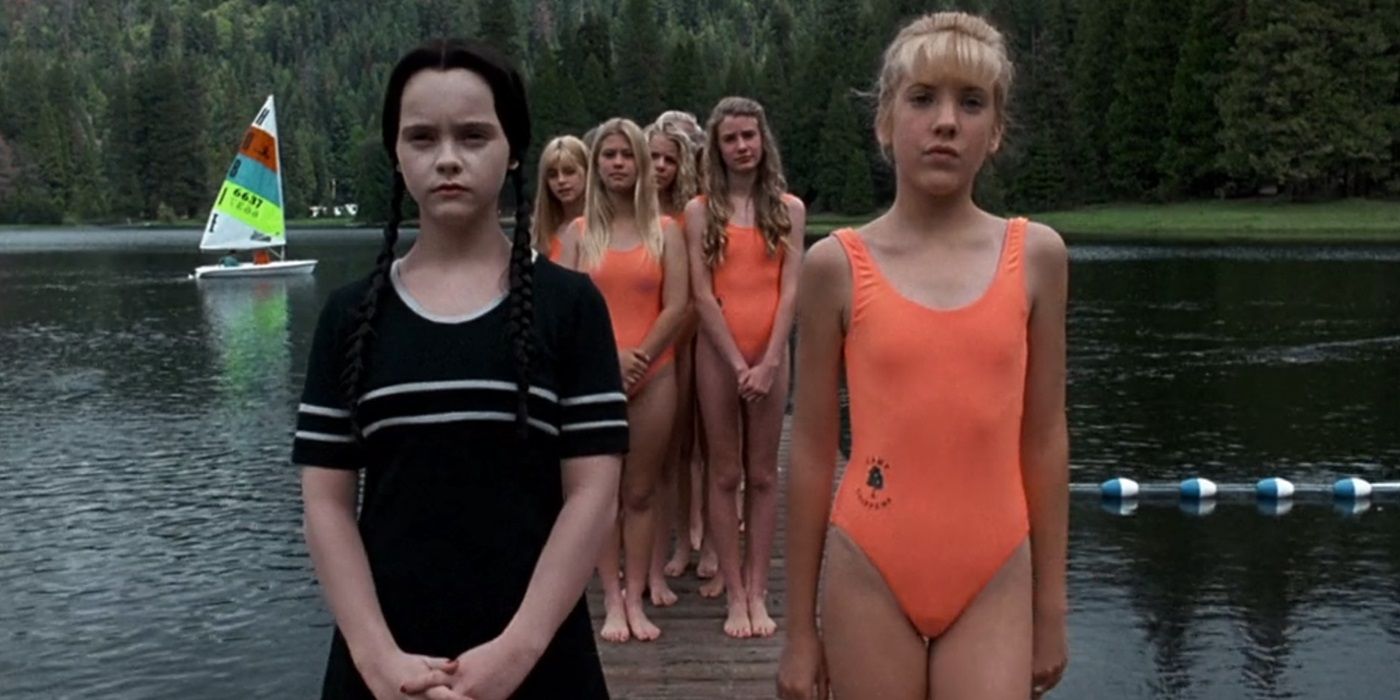 Wednesday Addams and Amanda Buckman in Addams Family Values