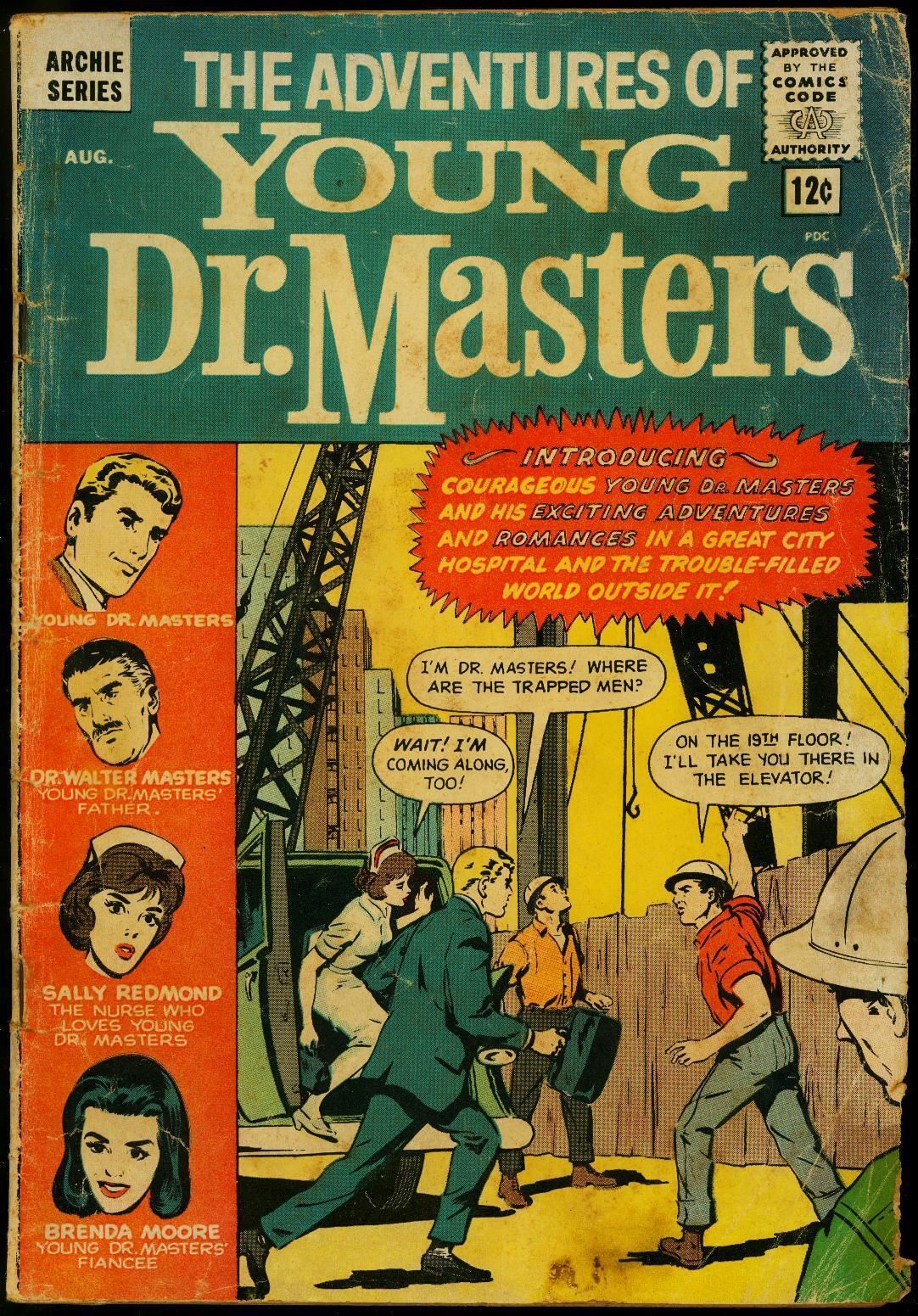 The cover of Young Doctor Masters #1