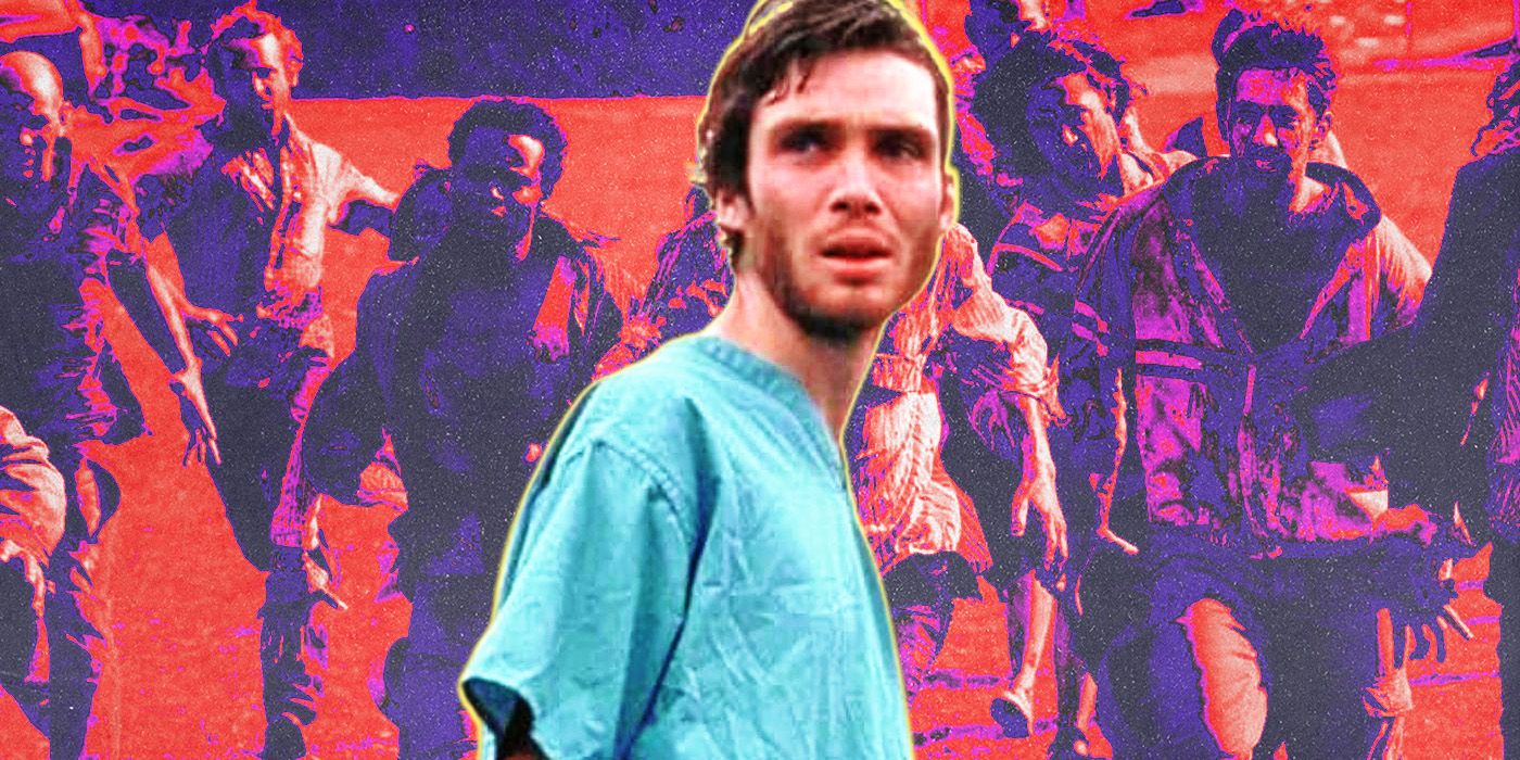 28 Days Later imagery with Cillian Murphy and the infected