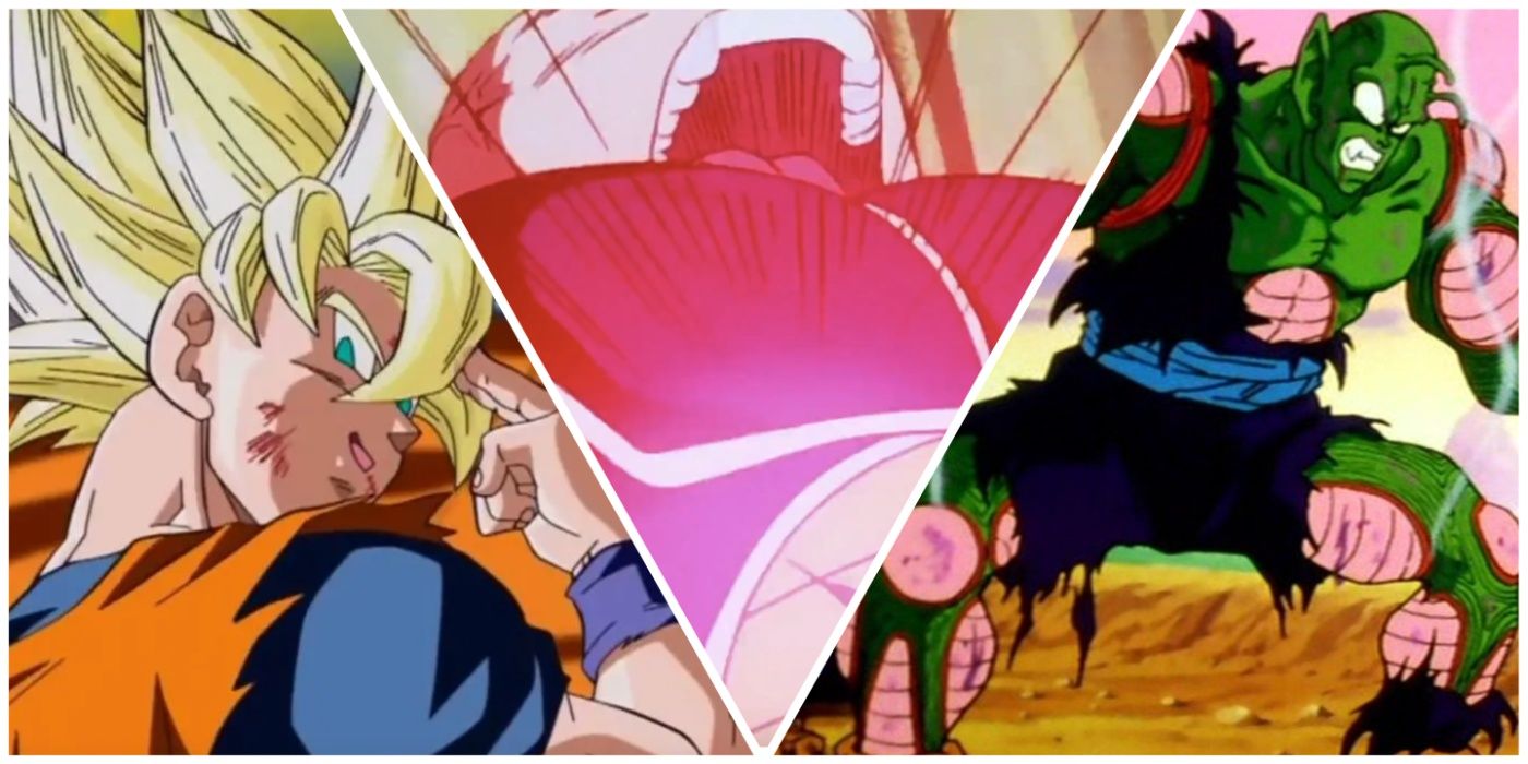Goku, Krillin, and Piccolo's deaths from Dragon Ball.