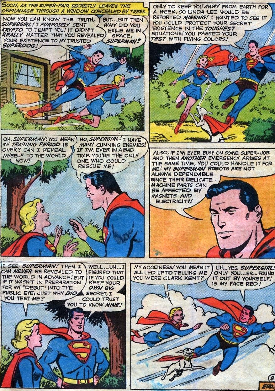 Superman reveals that he was going to tell Supergirl he was Clark Kent, but she beat him to it!
