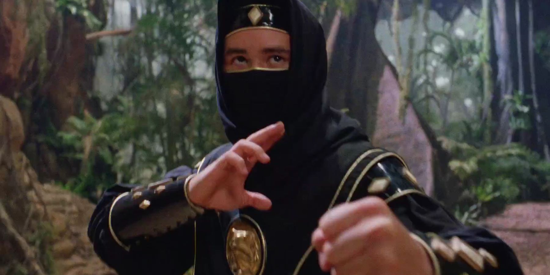 Adam Park as the Black Ninja Ranger