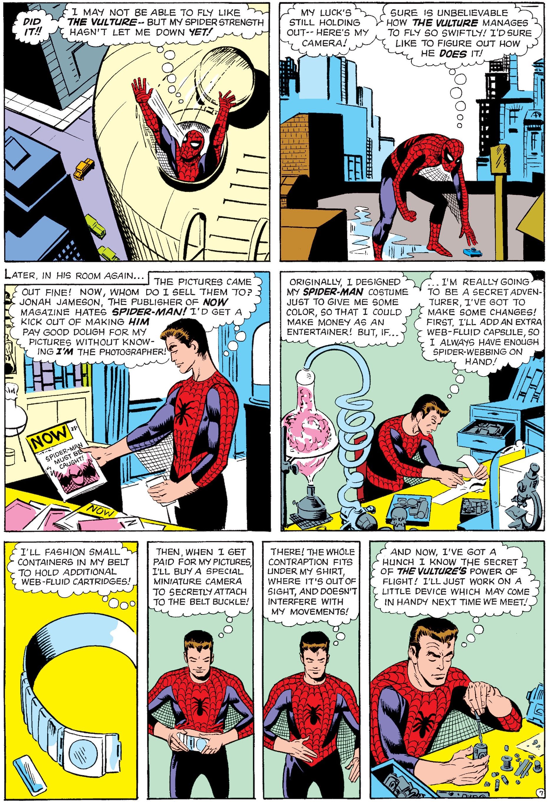 O Homem-Aranha faz algumas coisas científicas