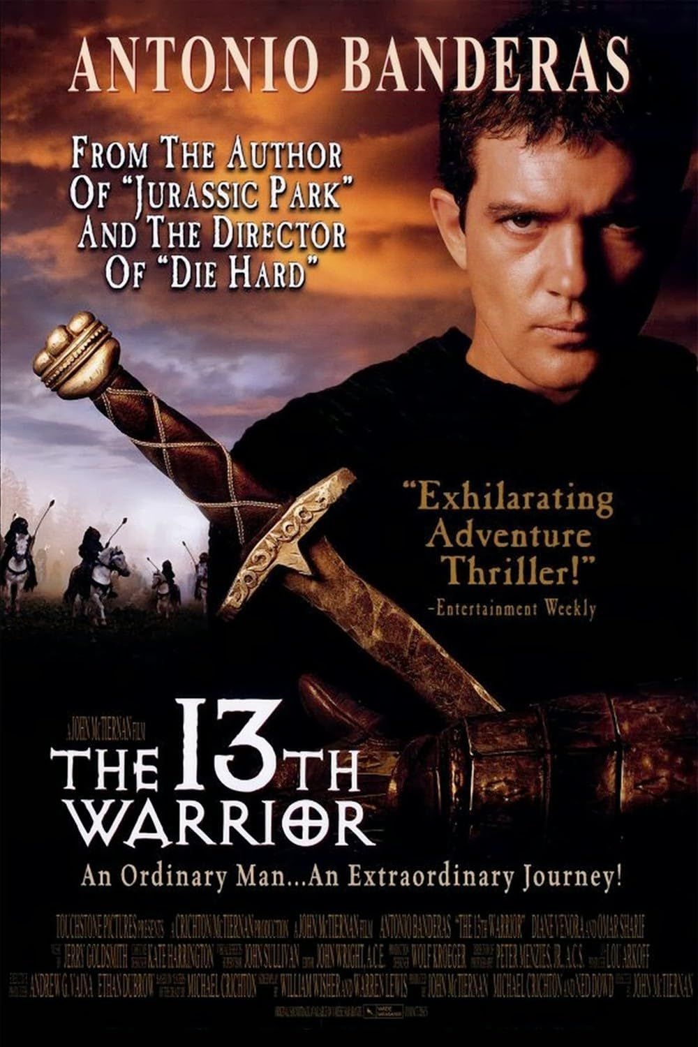 Antonio Banderas in The 13th Warrior poster