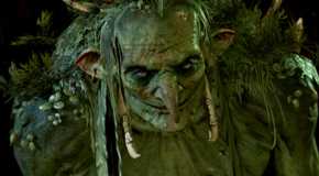 Auntie Ethel stares down party in her Green Hag form in Baldur's Gate 3.