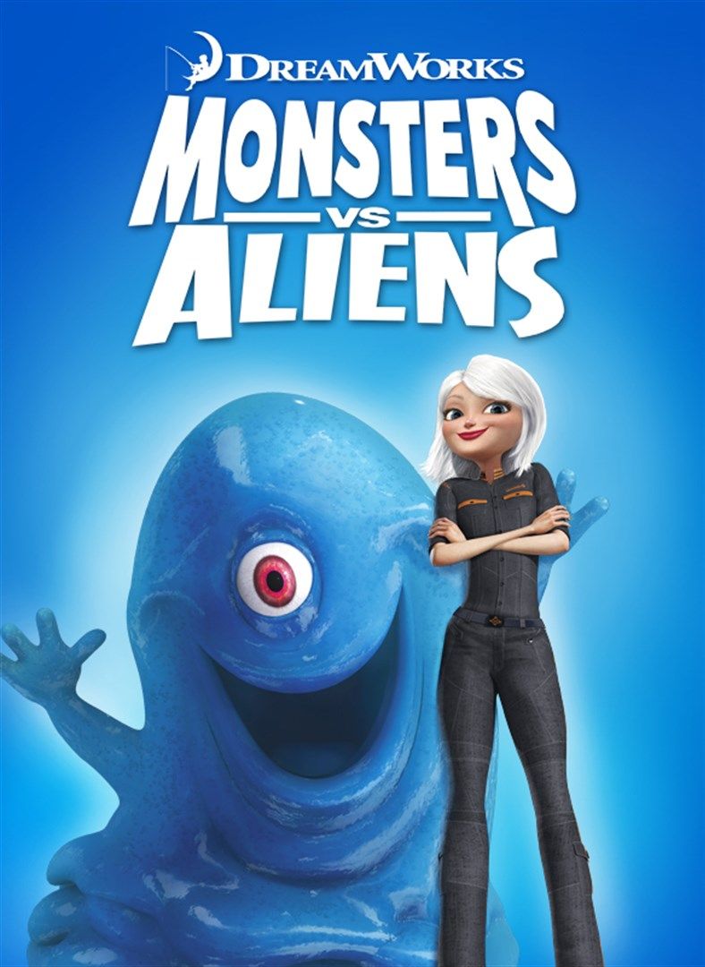 B.O.B. and Susan Murphy pose together on the Monsters Vs. Aliens Promo