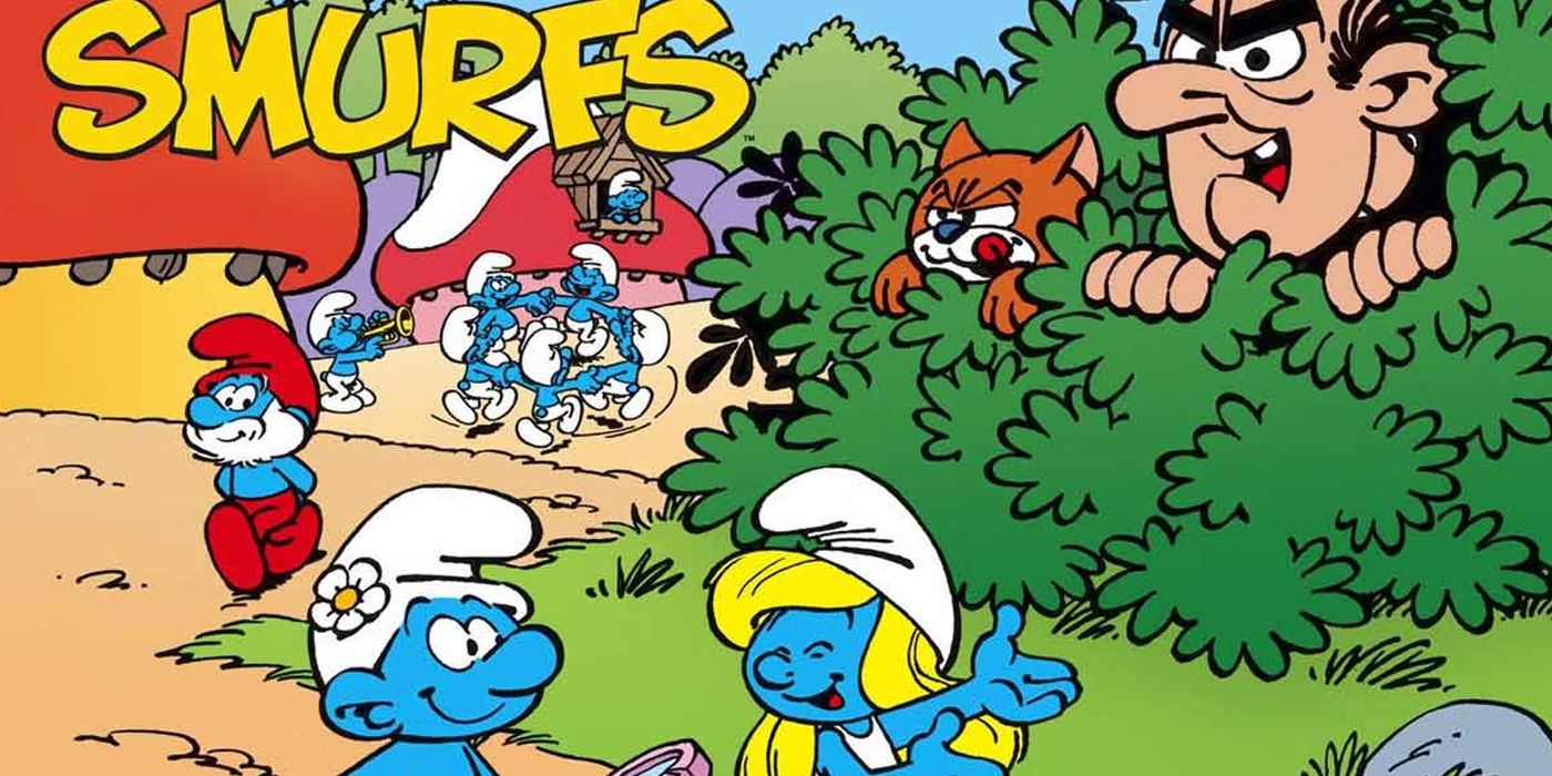 Capa da história em quadrinhos Os Smurfs