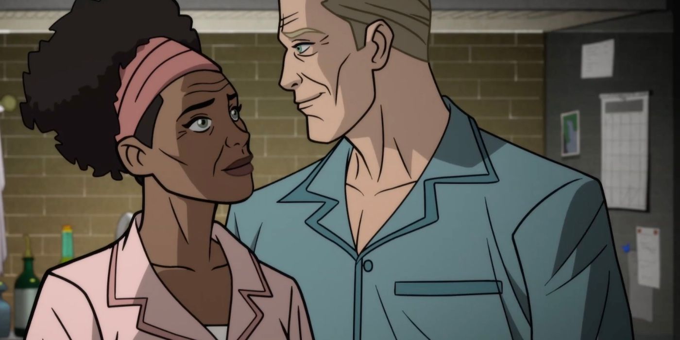 Old Barry and Iris hug in Crisis On Infinite Earths