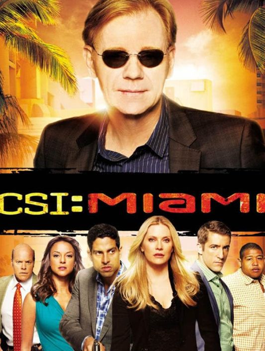 CSI Miama with David Caruso looming over the team from above