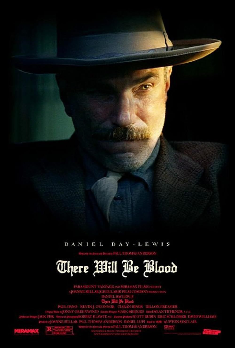 Daniel Day-Lewis on the poster for There Will Be Blood