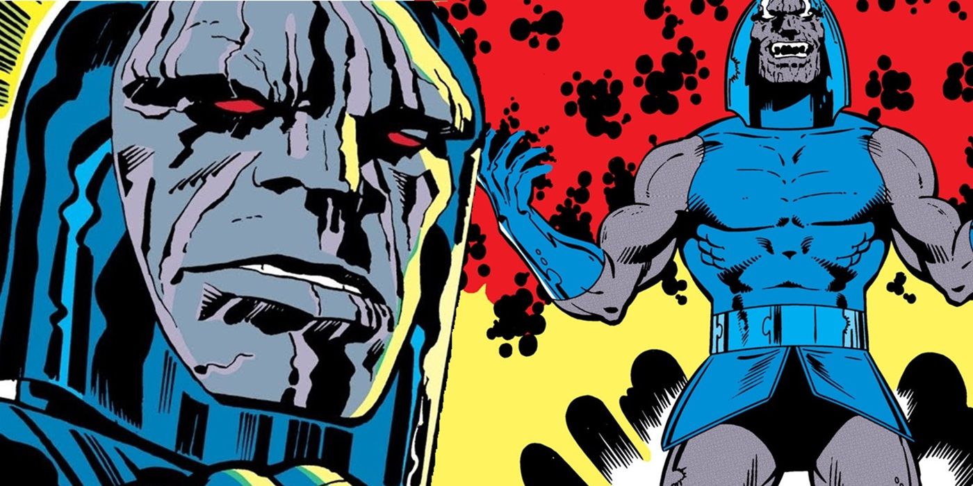 A spotlight on some last page reveals featuring Darkseid