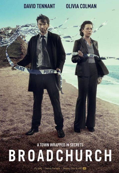David Tennant and Olivia Colman in Broadchurch crime drama