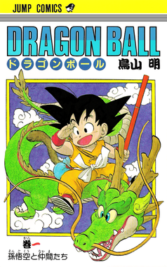 Son Gokû in Dragon Ball Manga cover art poster