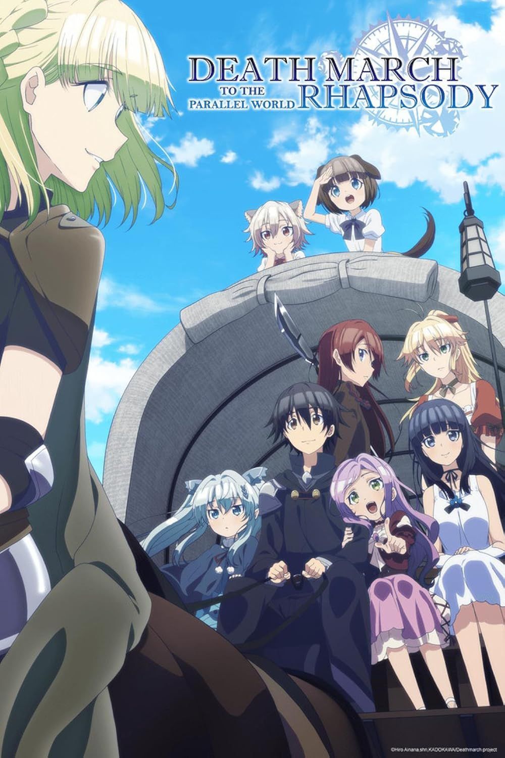 Death March to the Parallel World Rhapsody (2018) anime characters in poster