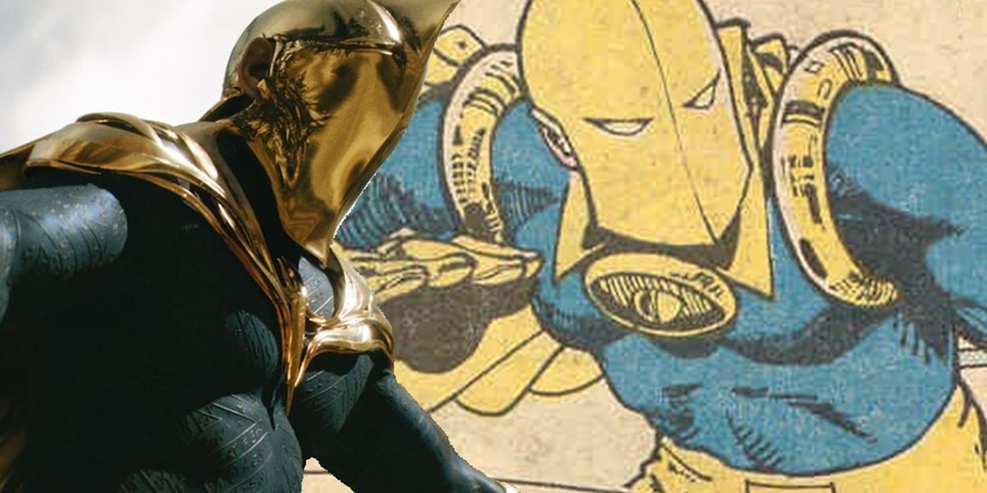 Doctor Fate in both his comic book form and his movie form