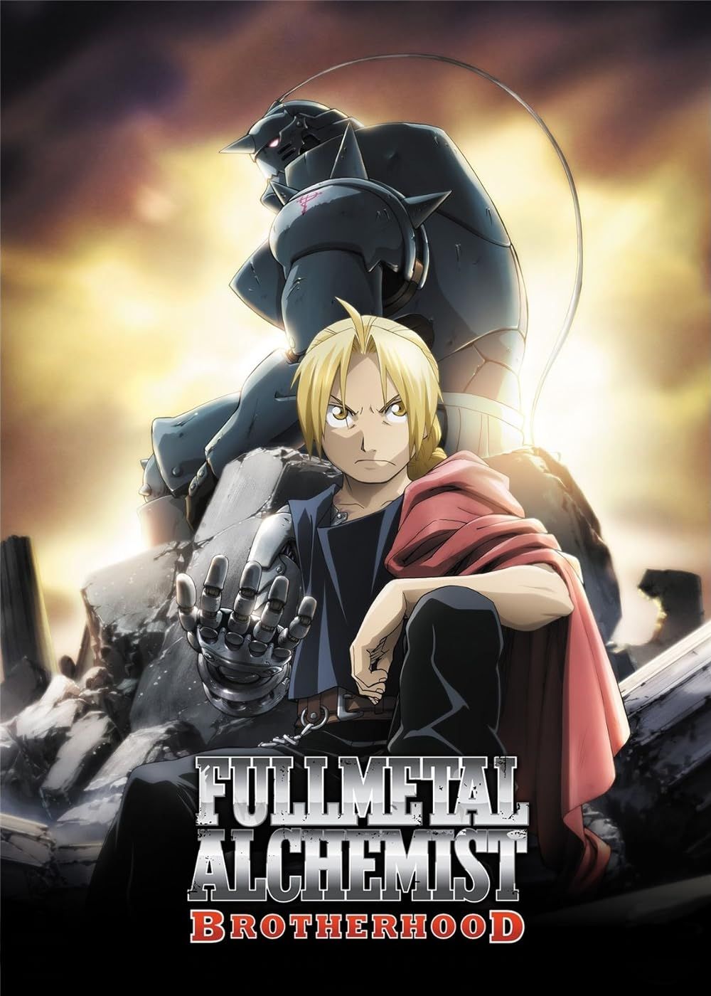 Edward and Alphonse Elric on the poster of Fullmetal Alchemist Brotherhood