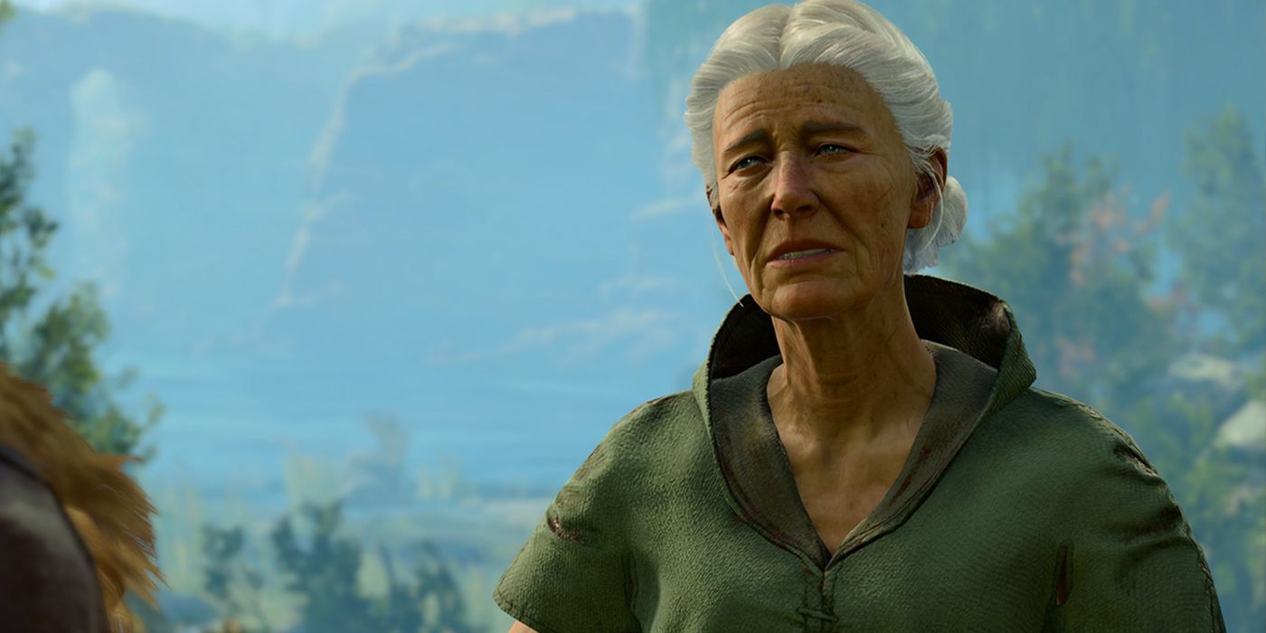 Encountering Auntie Ethel below the village.